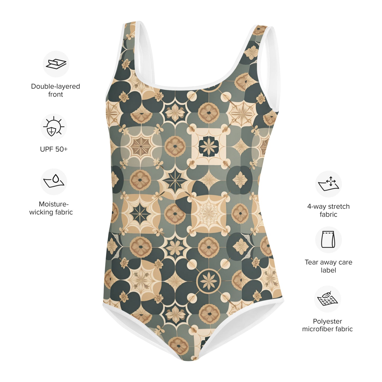 All-Over Print Youth Swimsuit