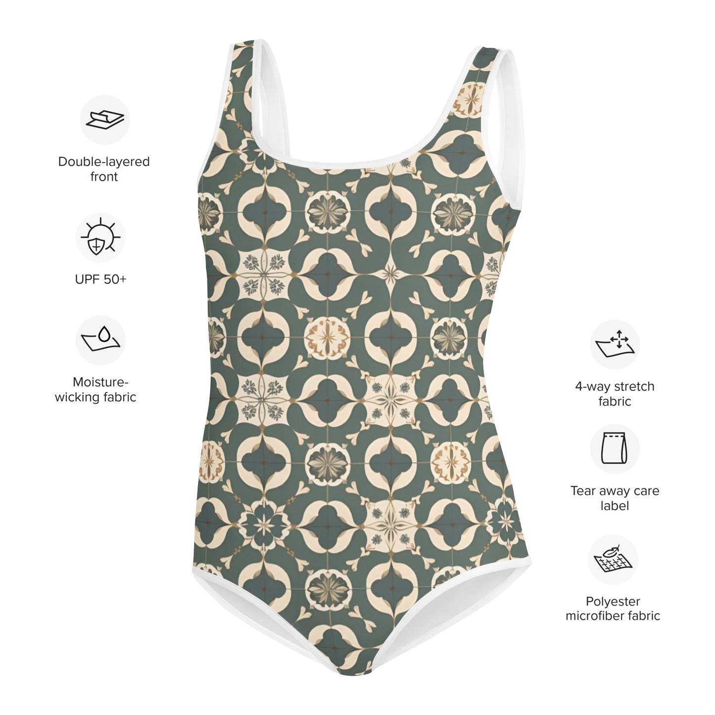 All-Over Print Youth Swimsuit