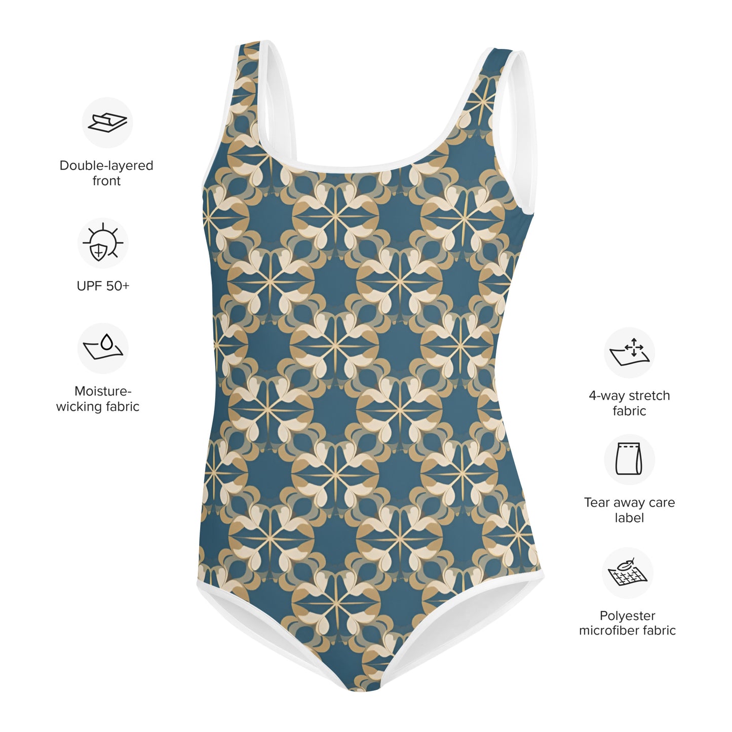 All-Over Print Youth Swimsuit