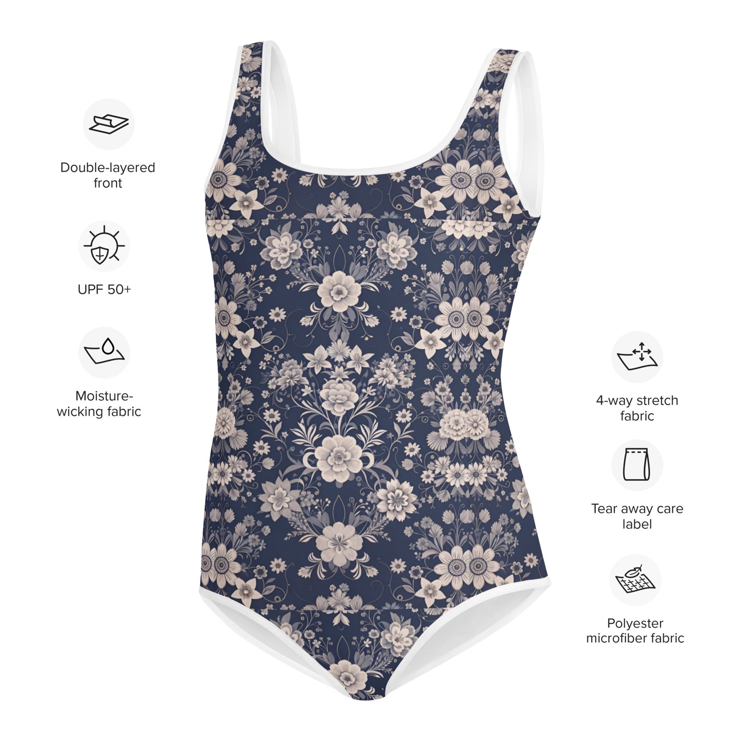 All-Over Print Youth Swimsuit