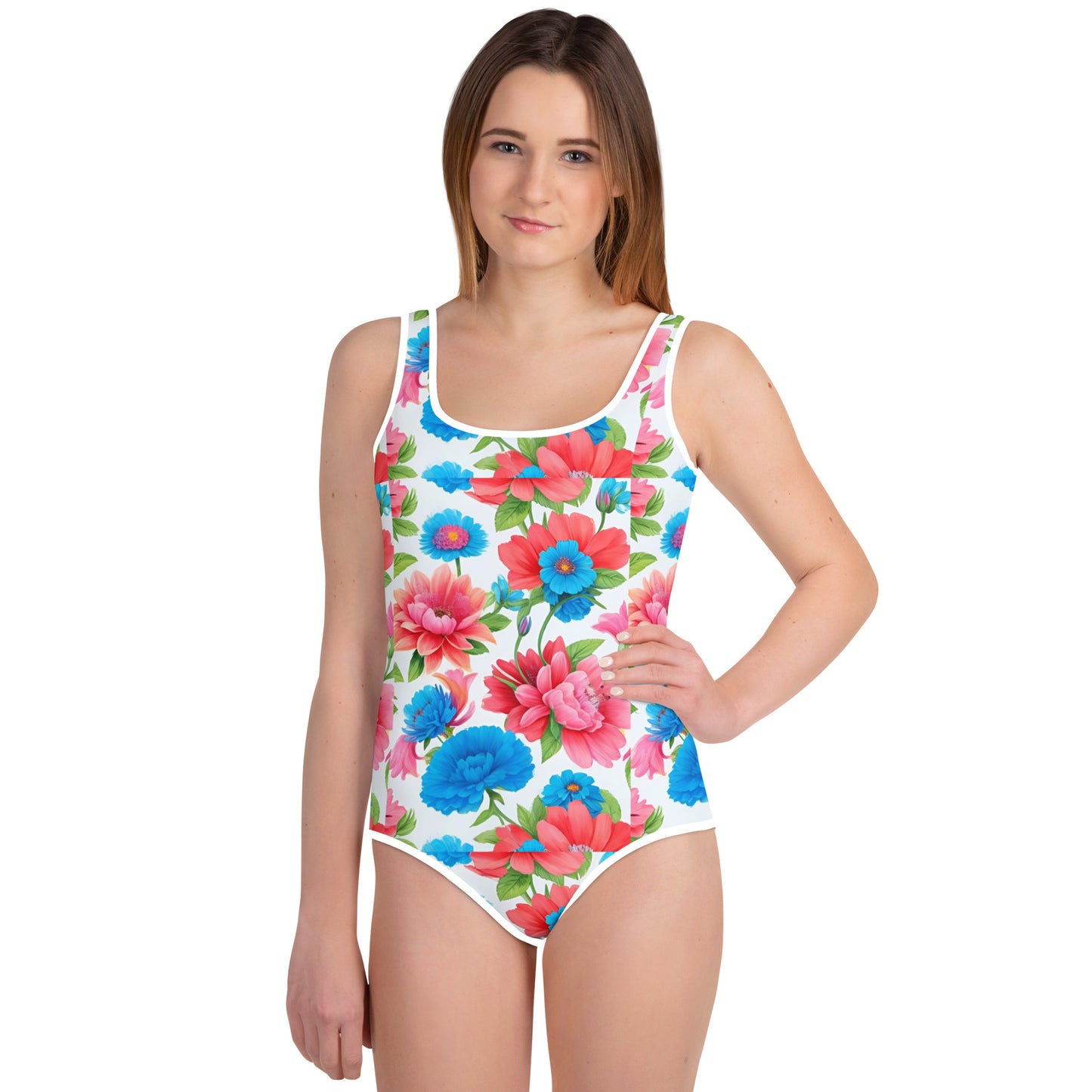 All-Over Print Youth Swimsuit