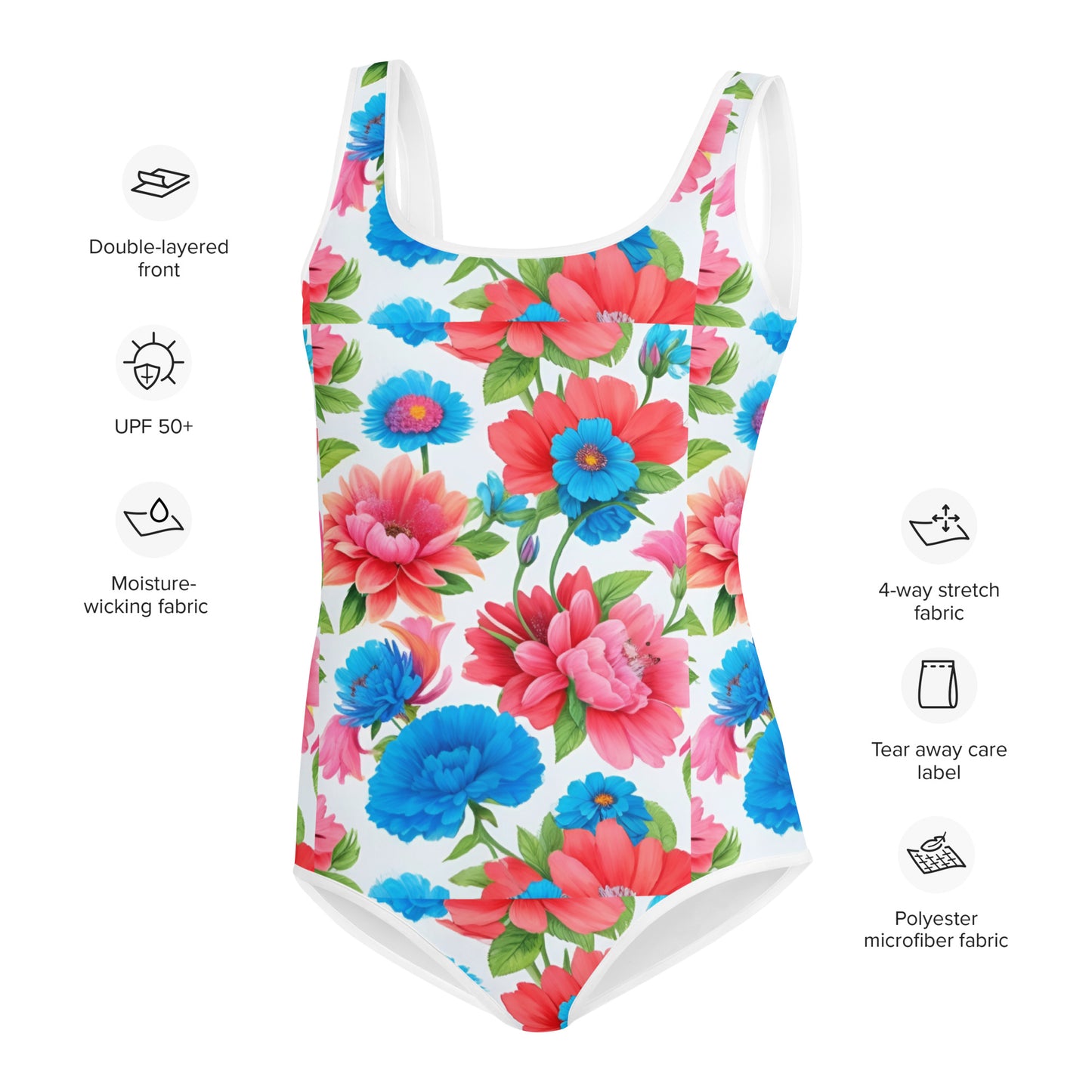 All-Over Print Youth Swimsuit
