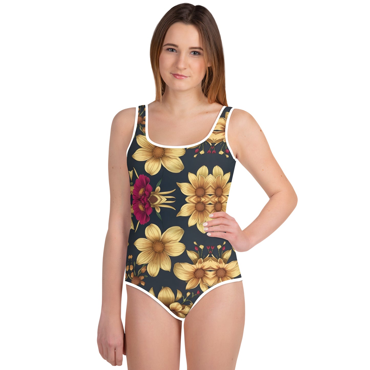 All-Over Print Youth Swimsuit