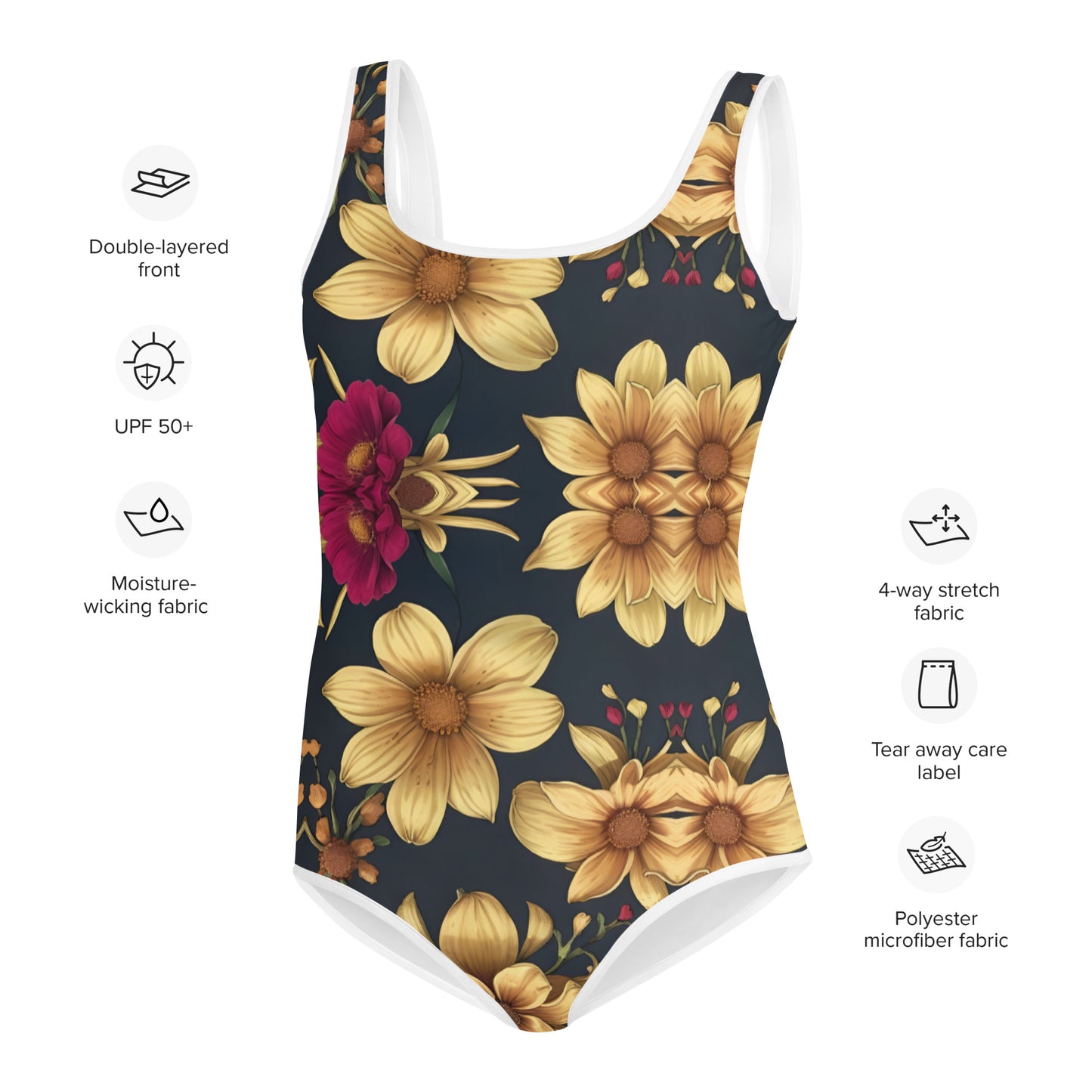 All-Over Print Youth Swimsuit