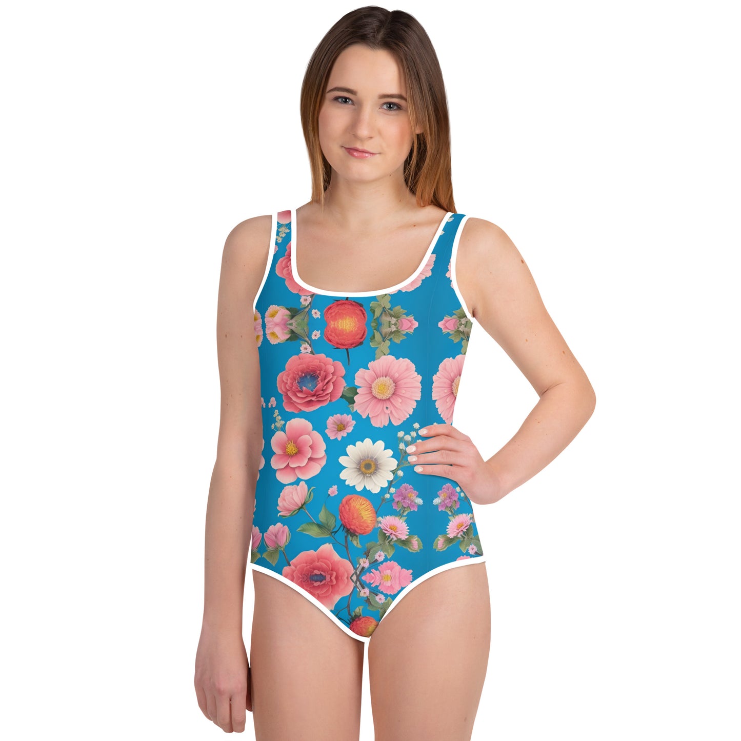 All-Over Print Youth Swimsuit