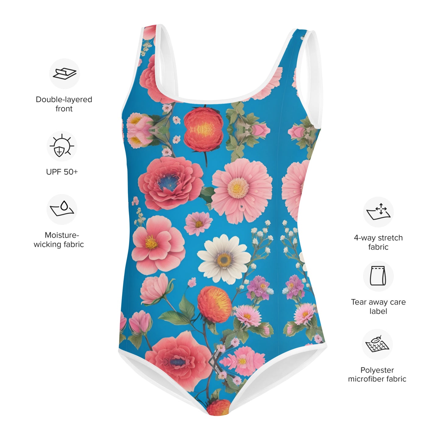 All-Over Print Youth Swimsuit