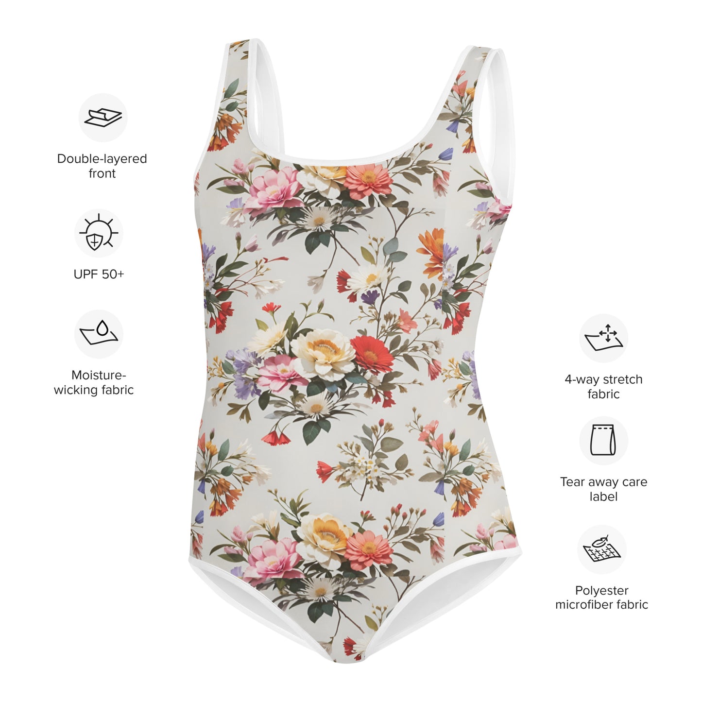 All-Over Print Youth Swimsuit