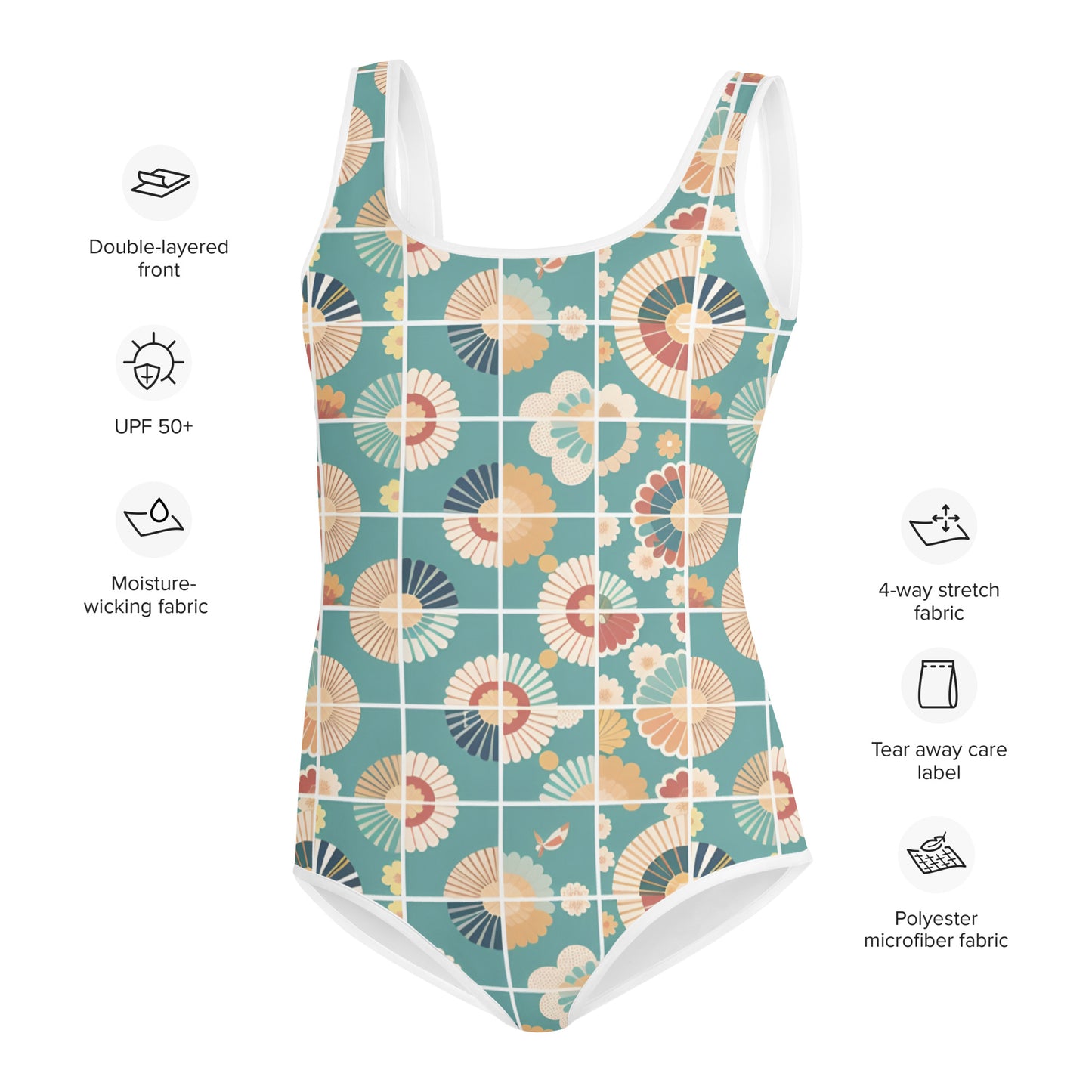 All-Over Print Youth Swimsuit