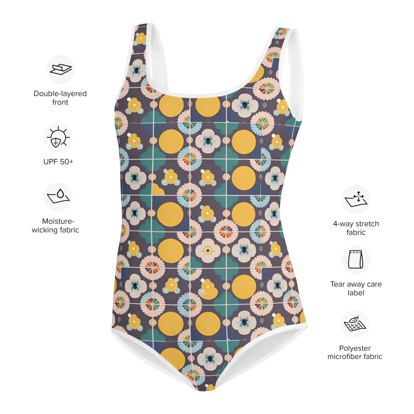 All-Over Print Youth Swimsuit