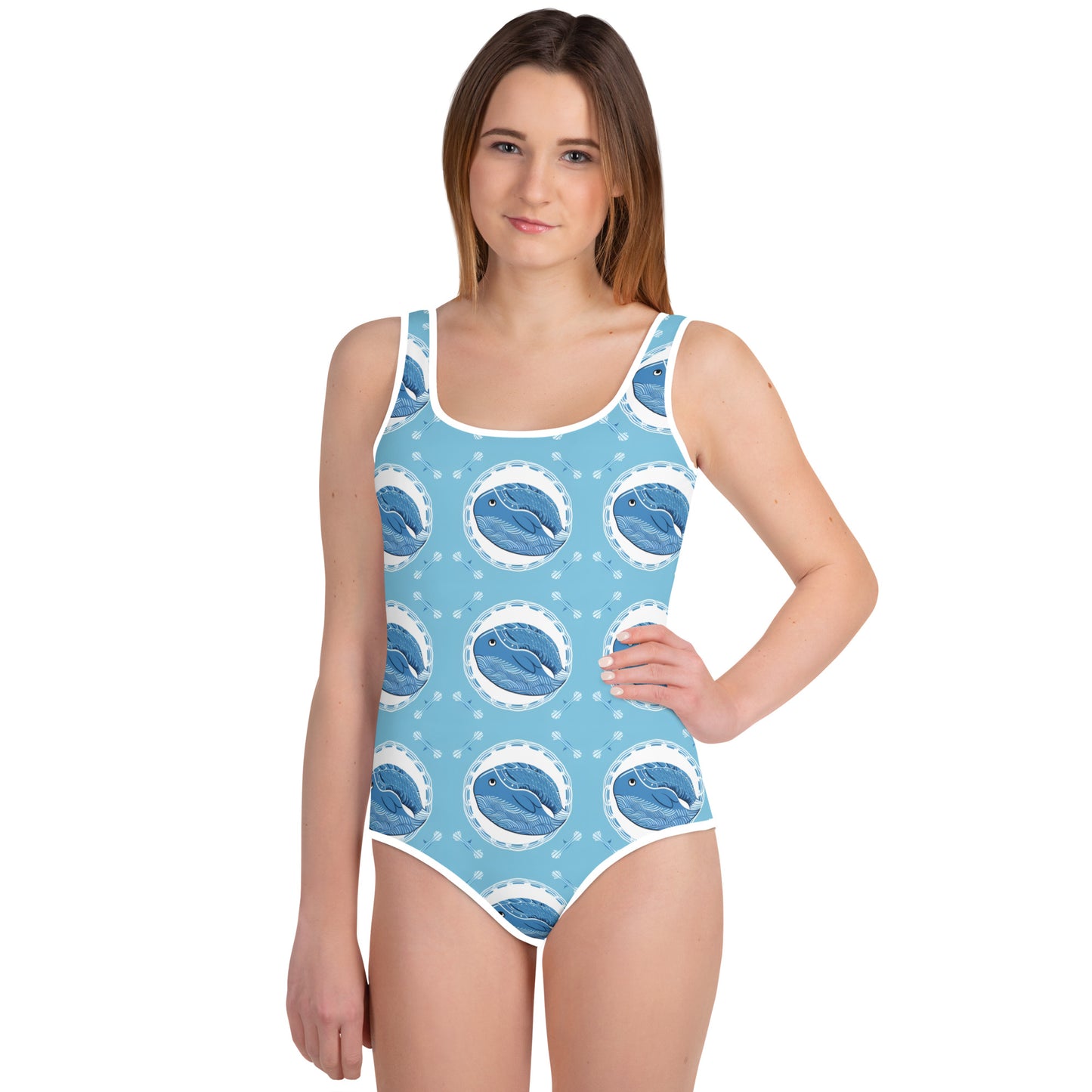 All-Over Print Youth Swimsuit