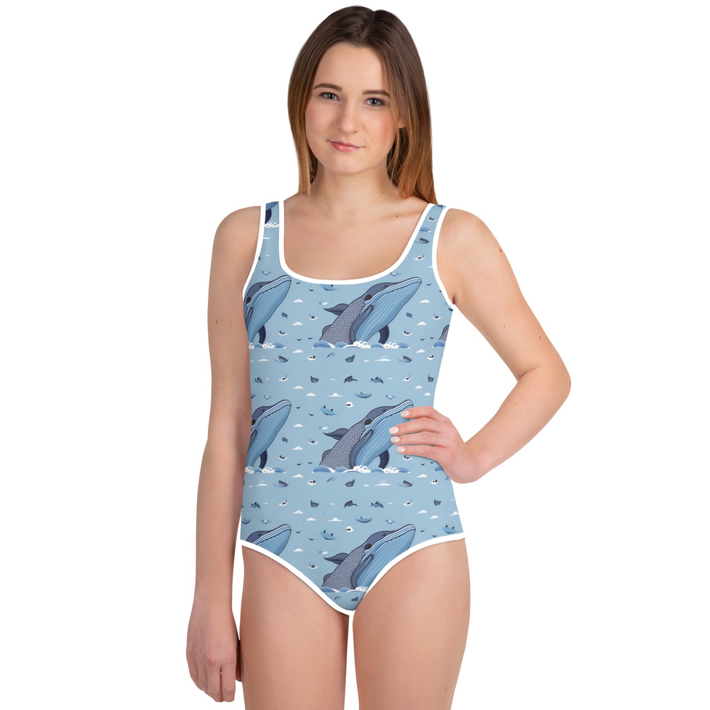 All-Over Print Youth Swimsuit