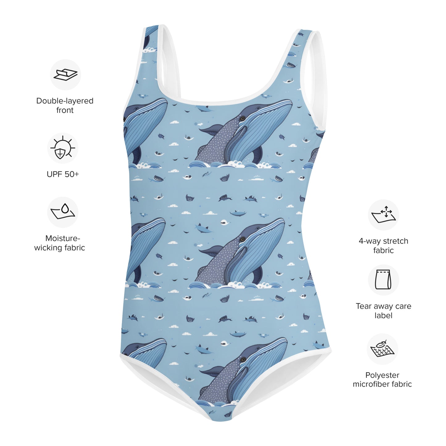 All-Over Print Youth Swimsuit