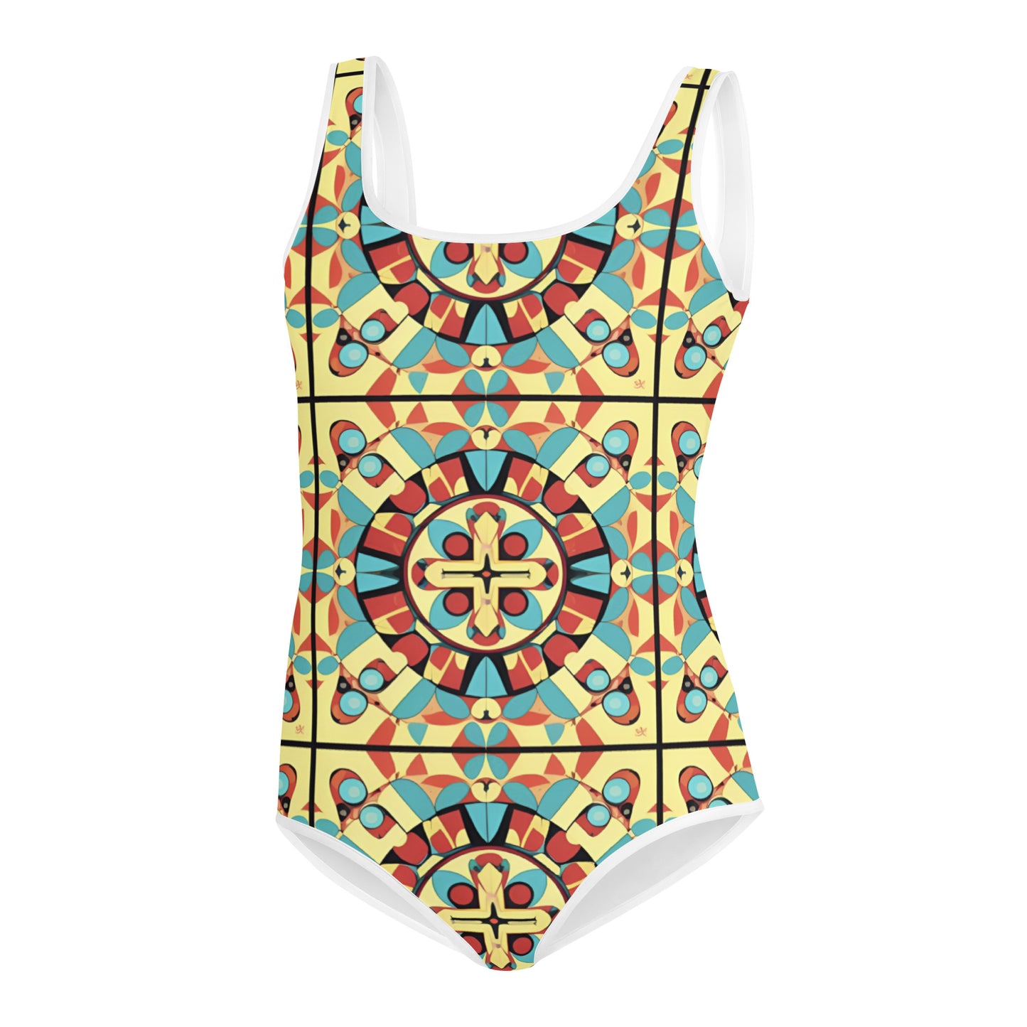 All-Over Print Youth Swimsuit