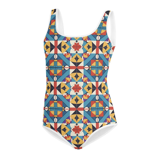 All-Over Print Youth Swimsuit