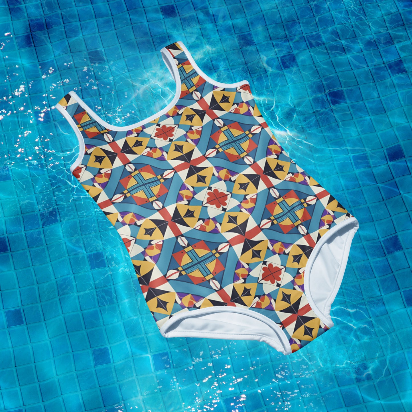 All-Over Print Youth Swimsuit