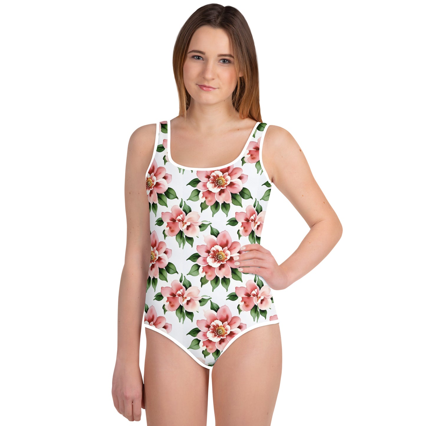 All-Over Print Youth Swimsuit