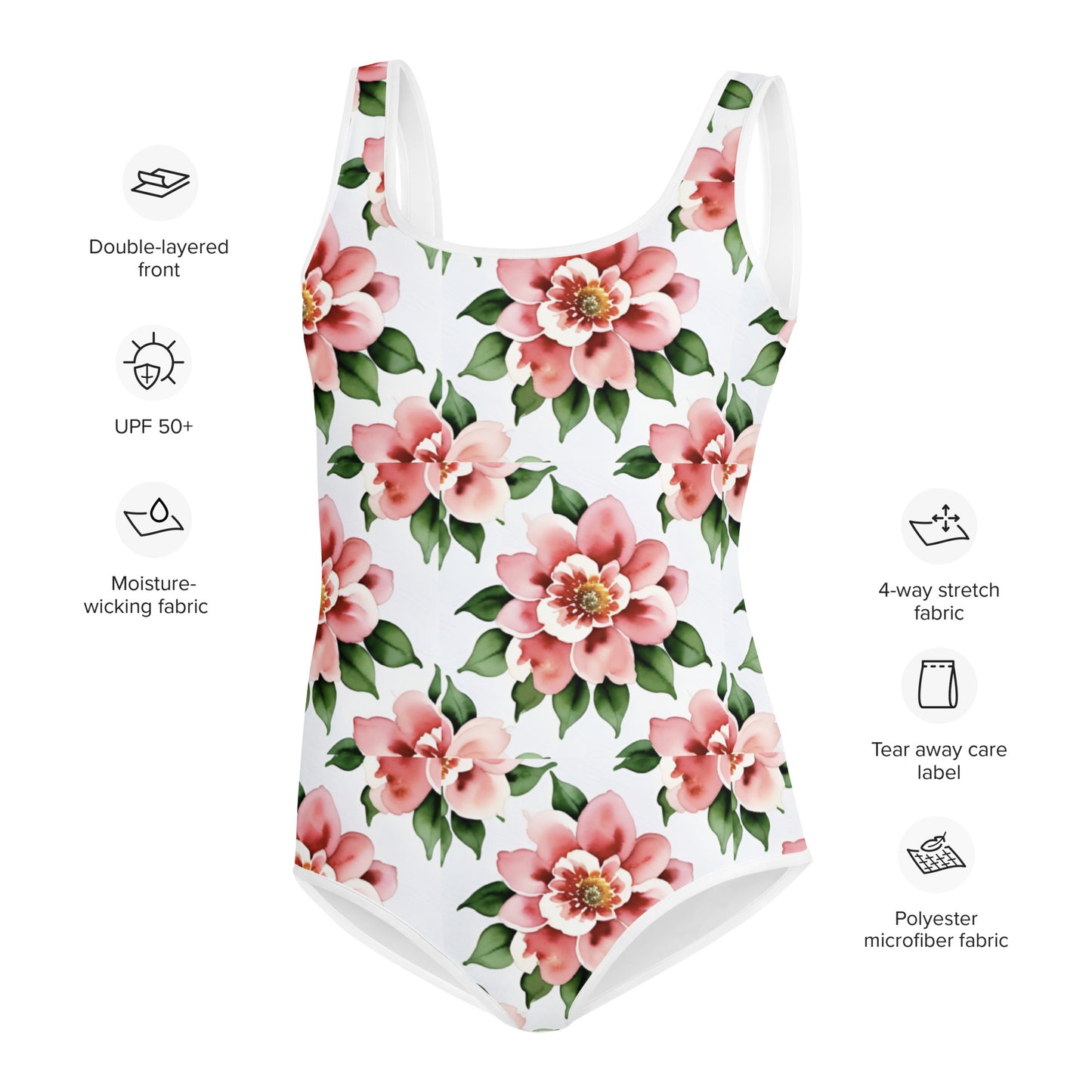 All-Over Print Youth Swimsuit