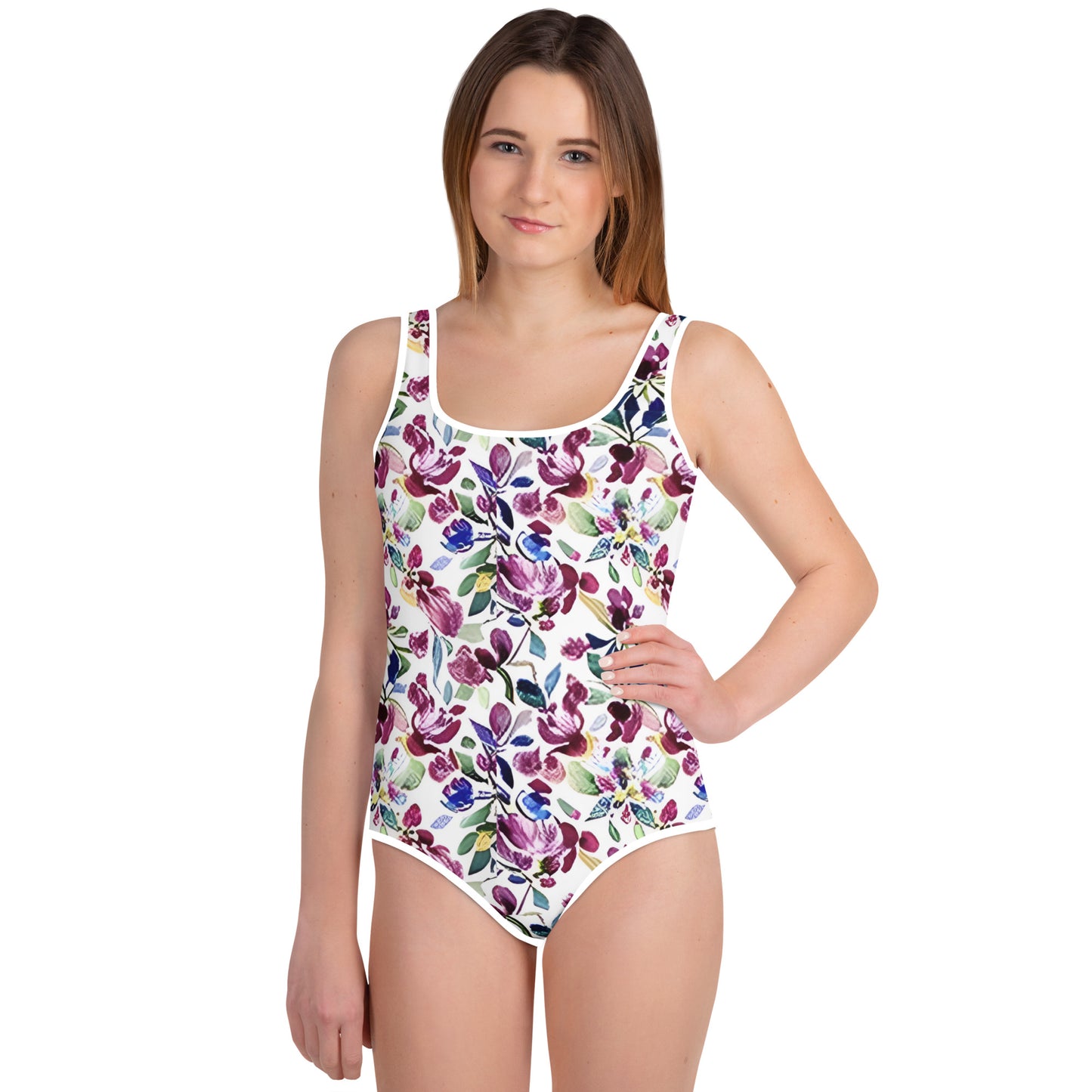 All-Over Print Youth Swimsuit