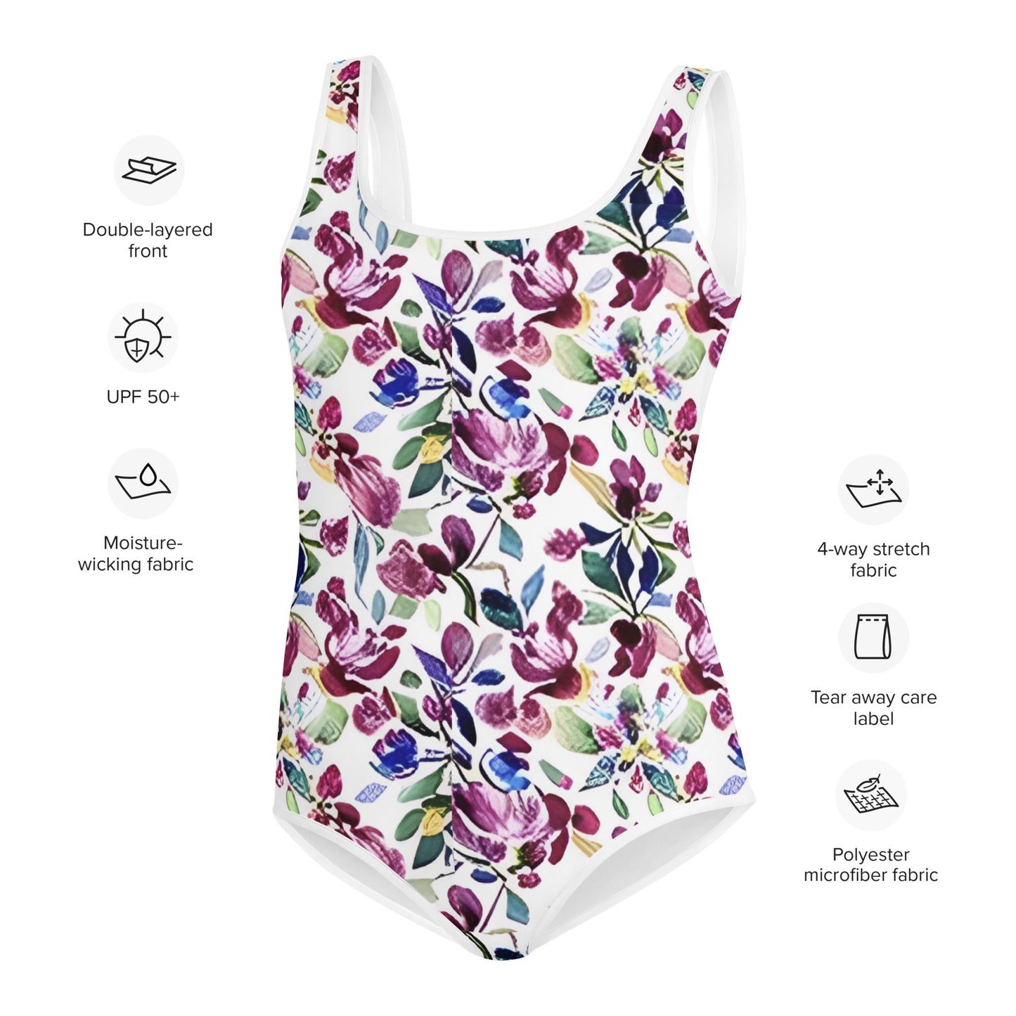 All-Over Print Youth Swimsuit