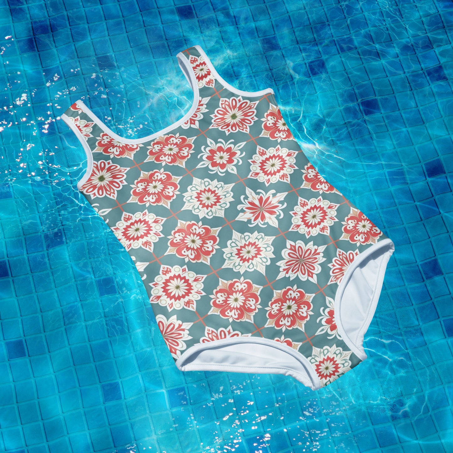 All-Over Print Youth Swimsuit