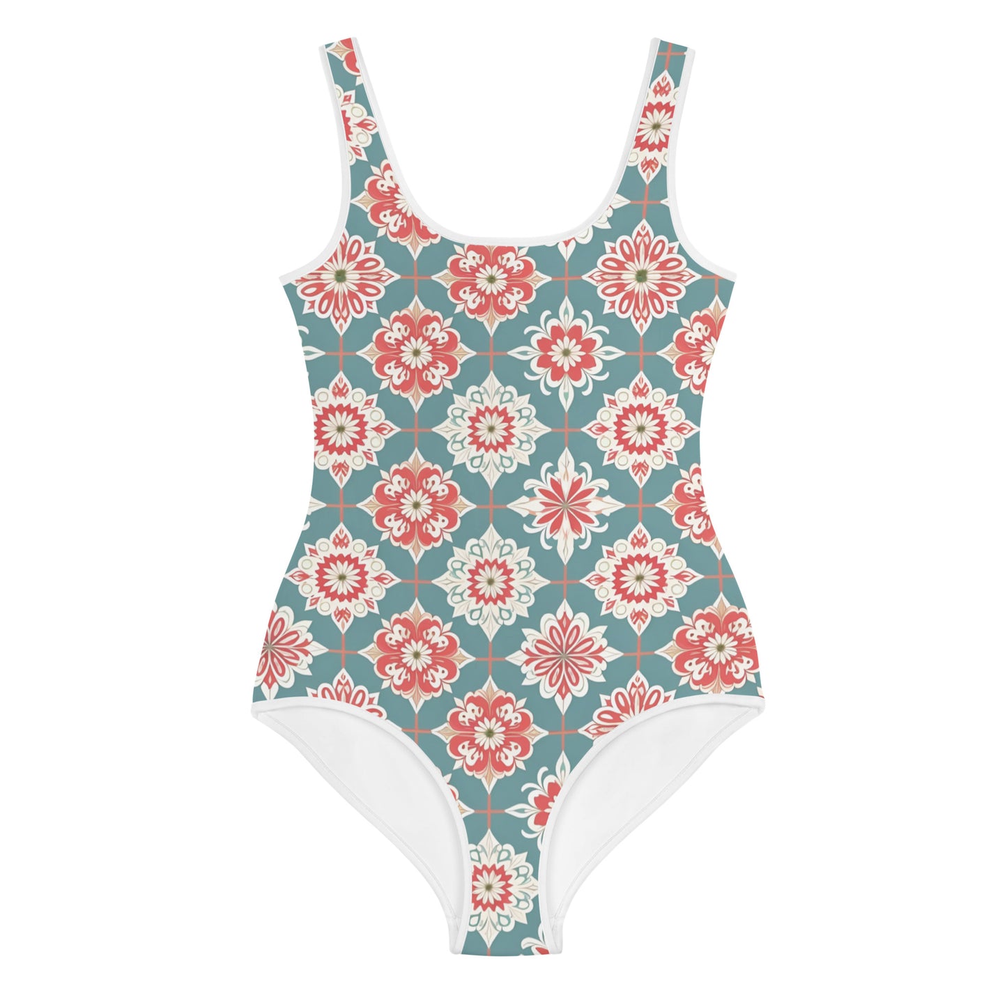 All-Over Print Youth Swimsuit