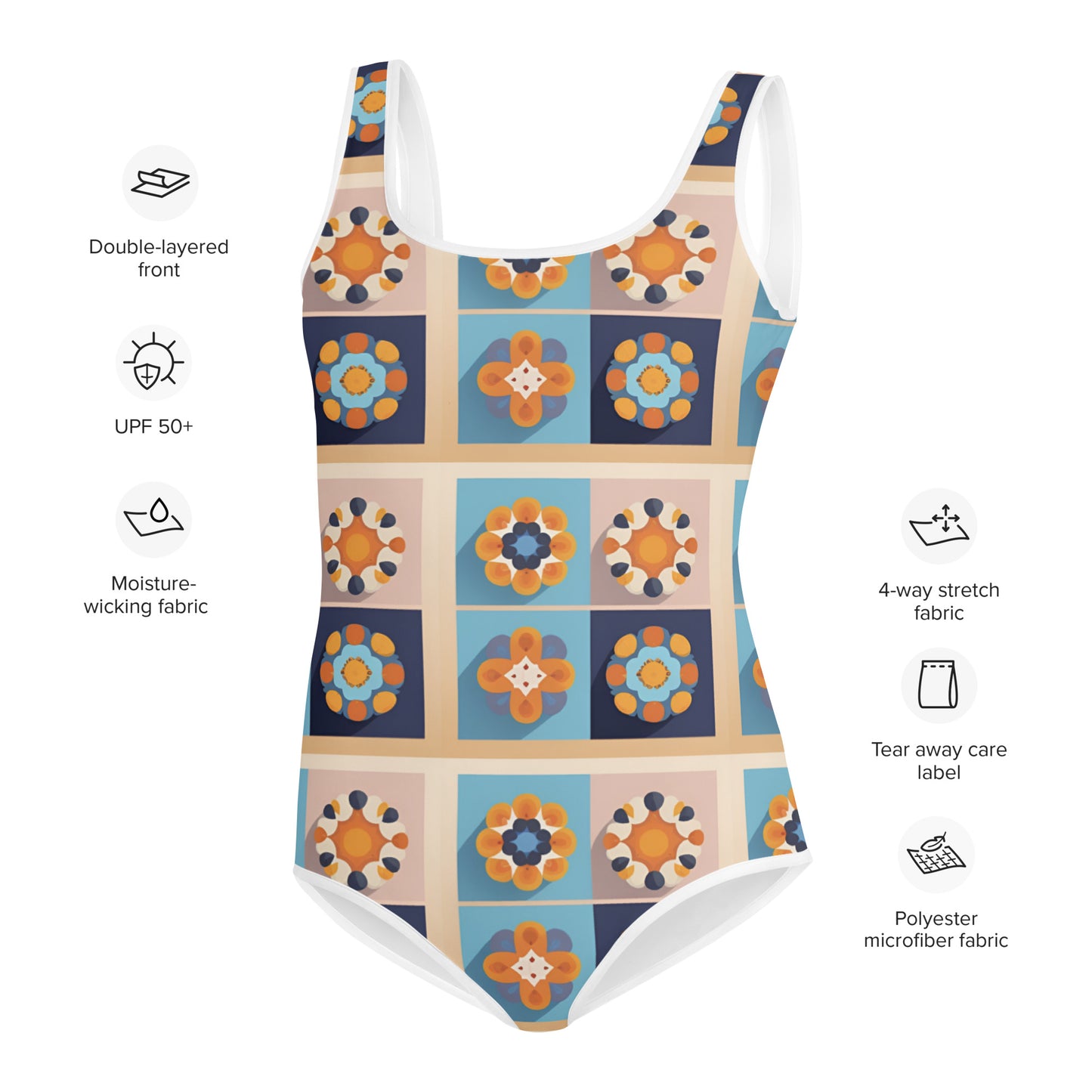 All-Over Print Youth Swimsuit