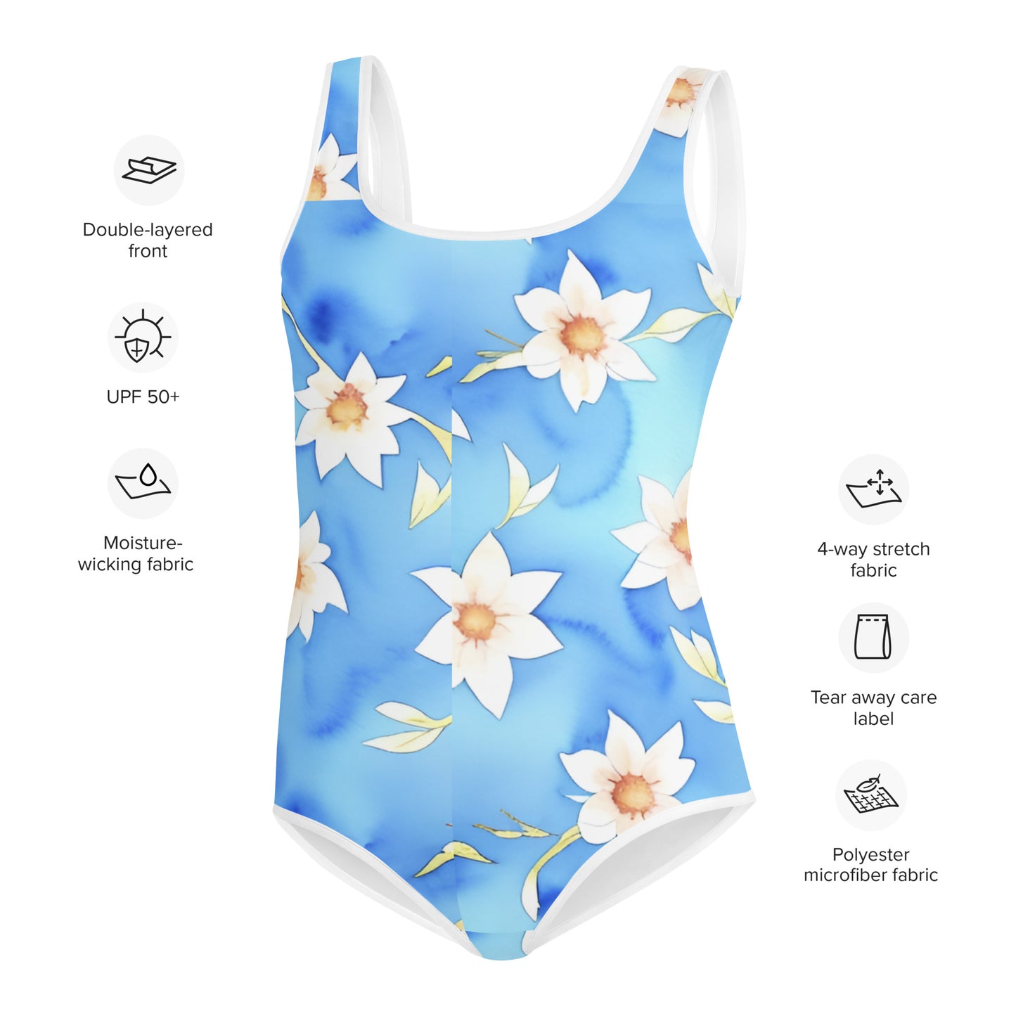 All-Over Print Youth Swimsuit