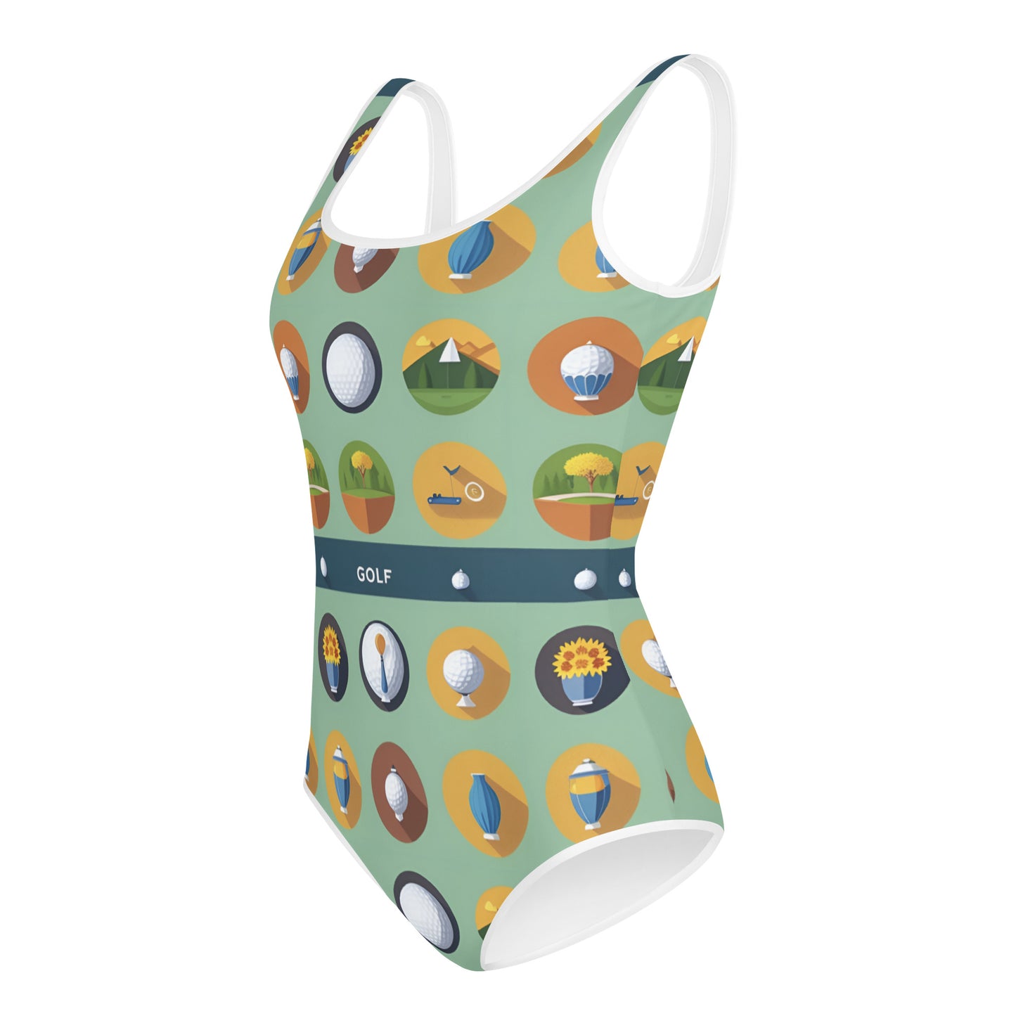 All-Over Print Youth Swimsuit