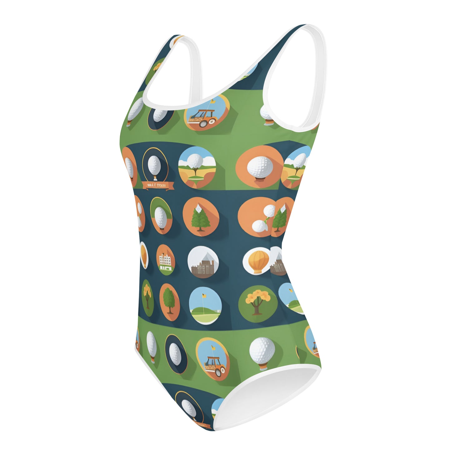 All-Over Print Youth Swimsuit