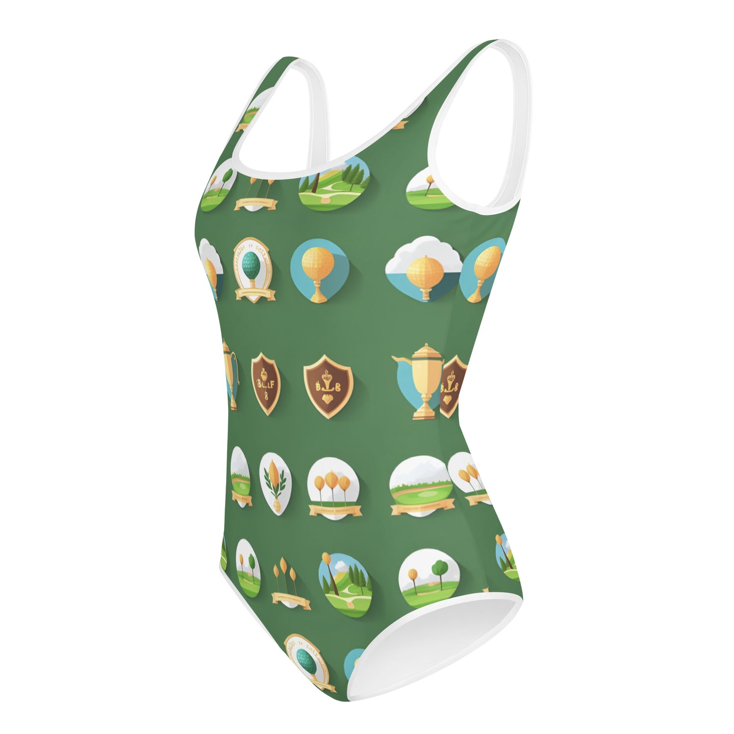 All-Over Print Youth Swimsuit