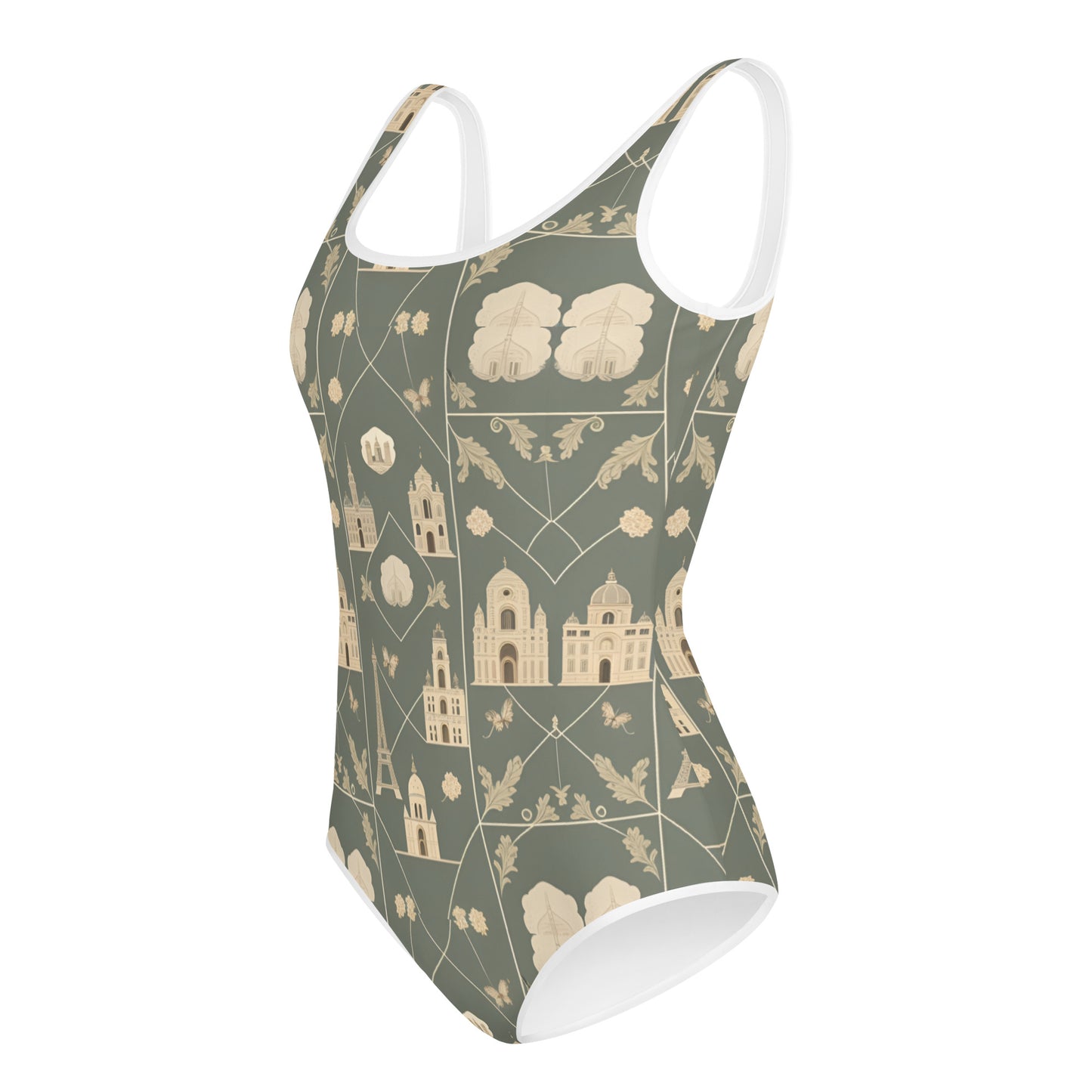 All-Over Print Youth Swimsuit