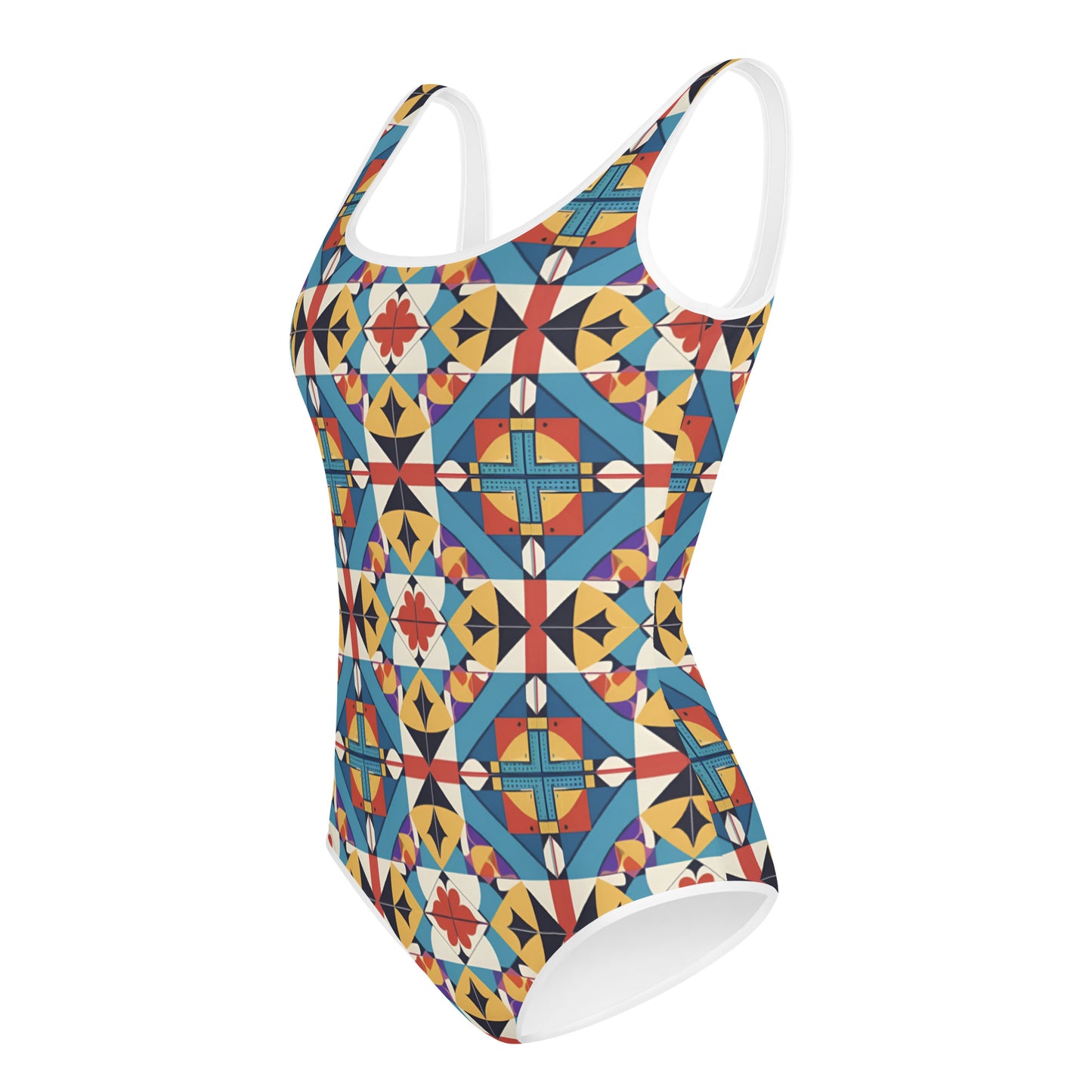 All-Over Print Youth Swimsuit