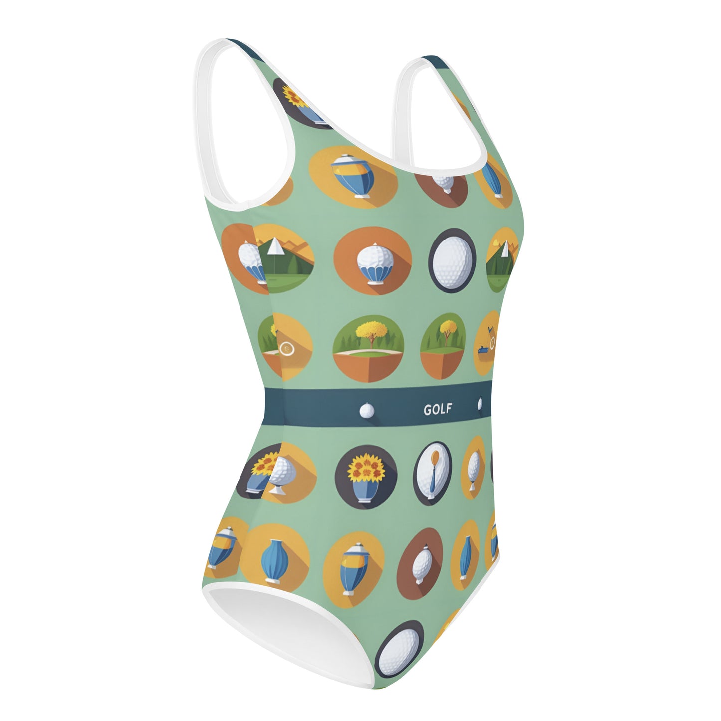 All-Over Print Youth Swimsuit