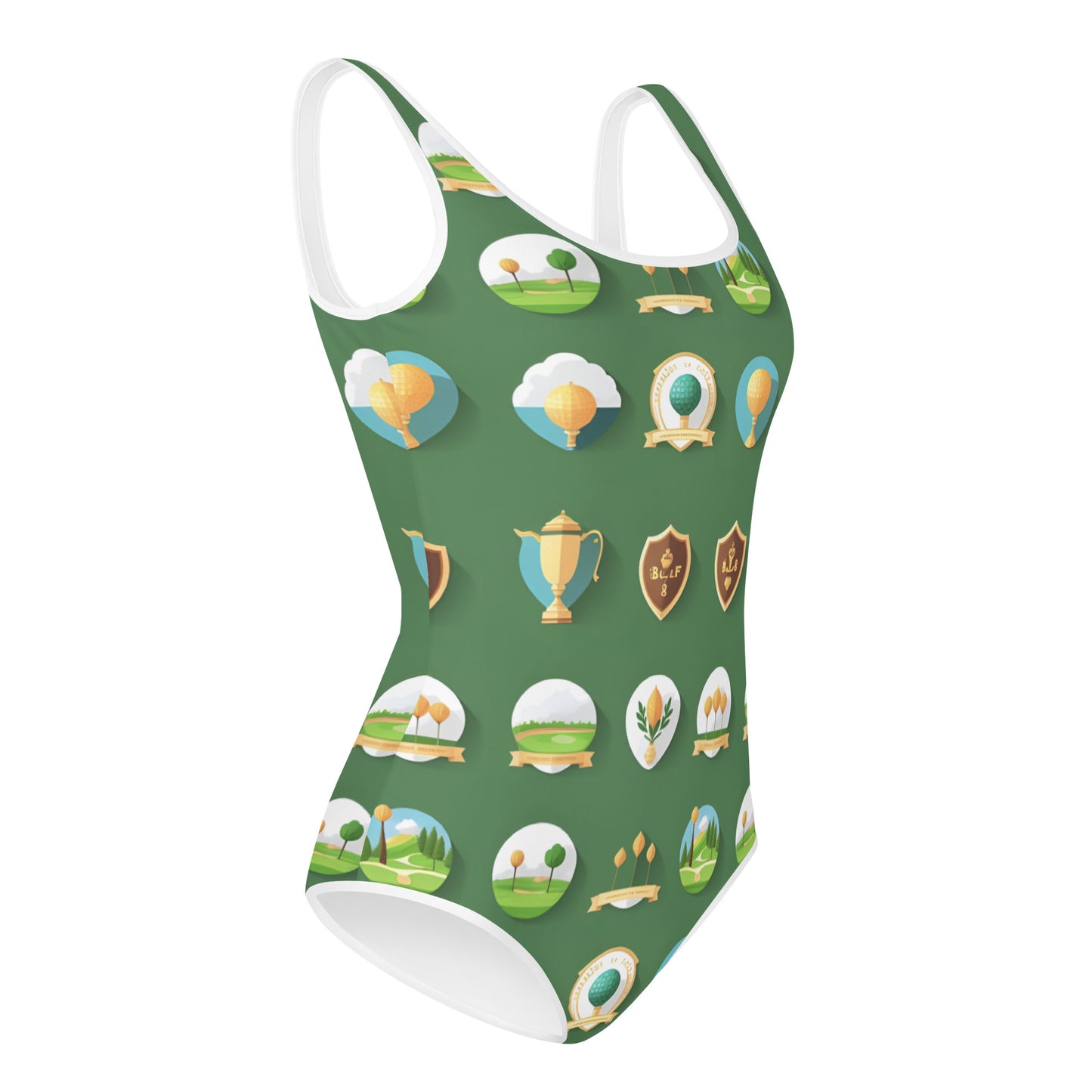 All-Over Print Youth Swimsuit