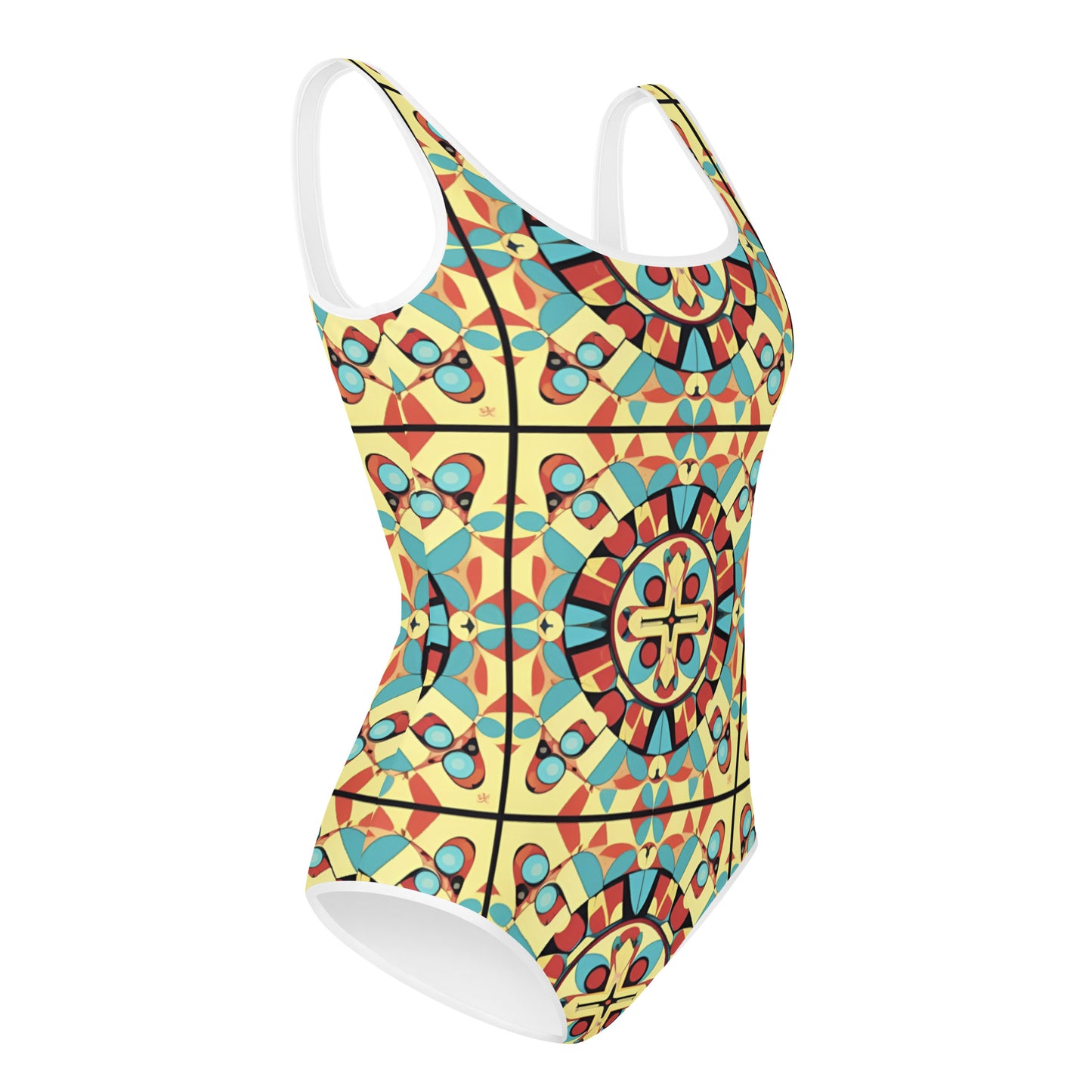 All-Over Print Youth Swimsuit