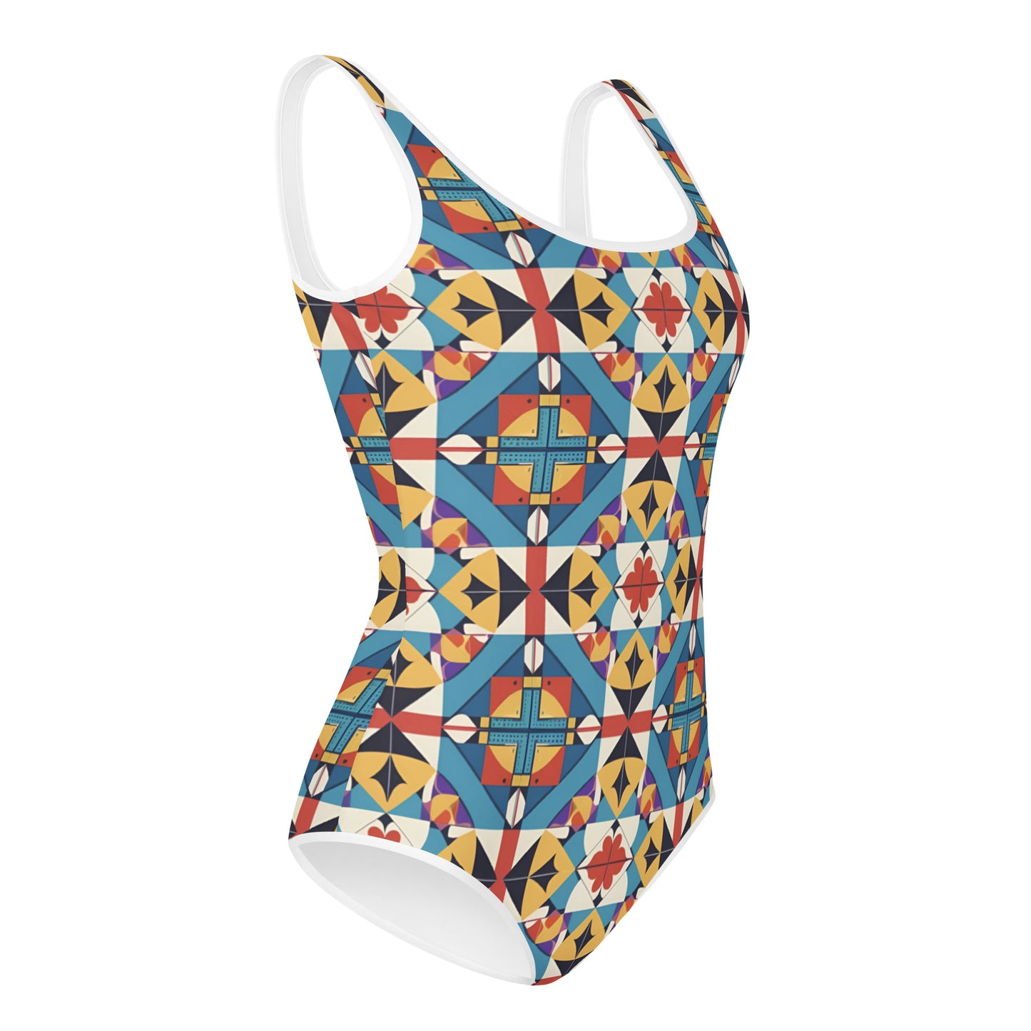 All-Over Print Youth Swimsuit