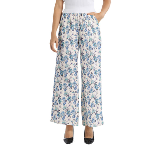 Elastic Waist Wide Leg Pant