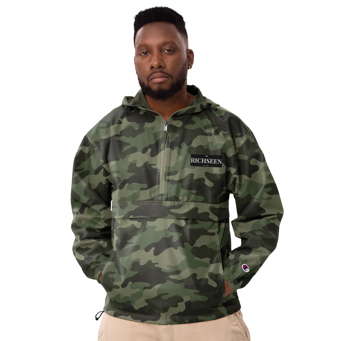 RICHSEEN broidered Champion Packable Jacket