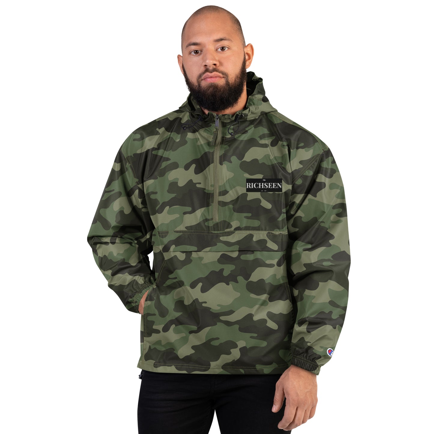 RICHSEEN broidered Champion Packable Jacket