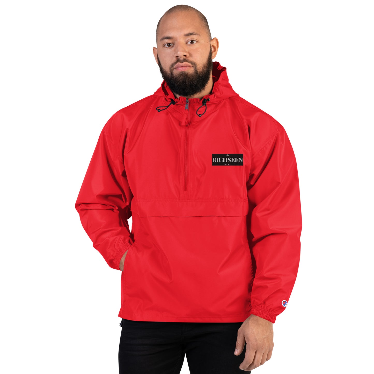 RICHSEEN broidered Champion Packable Jacket