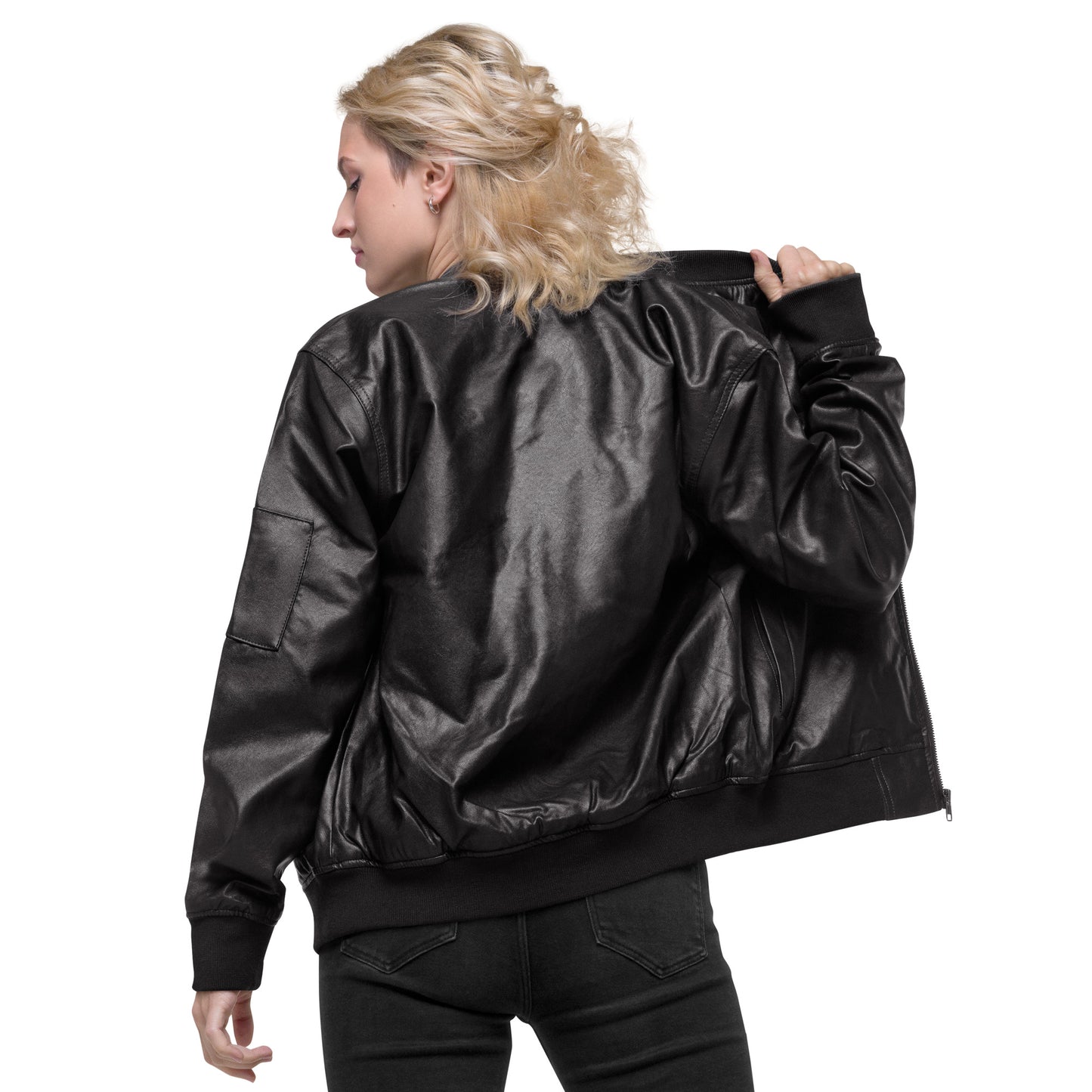 RICHSEEN Leather Bomber Jacket