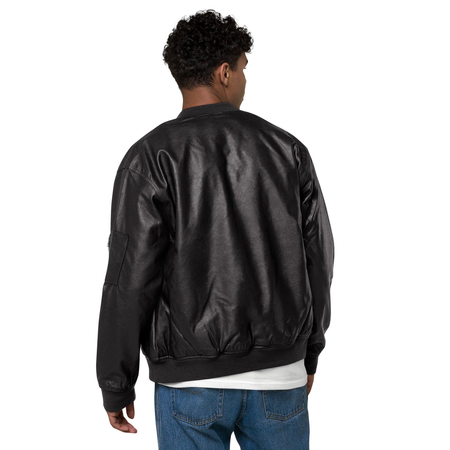 RICHSEEN Leather Bomber Jacket