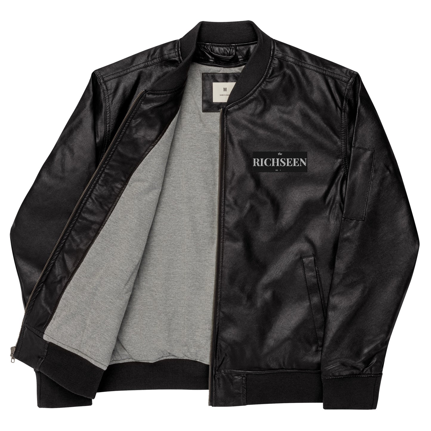 RICHSEEN Leather Bomber Jacket