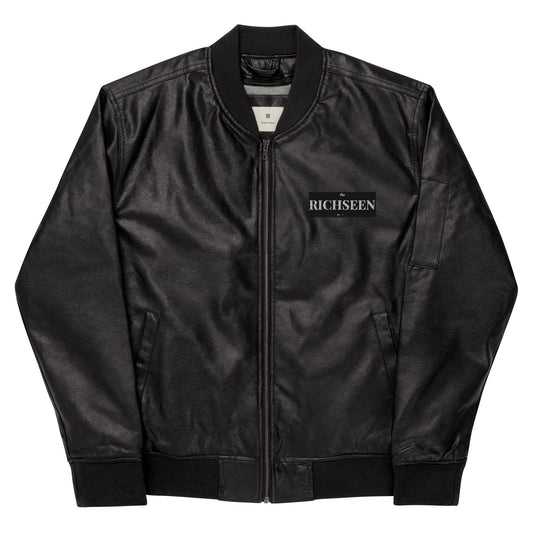 RICHSEEN Leather Bomber Jacket