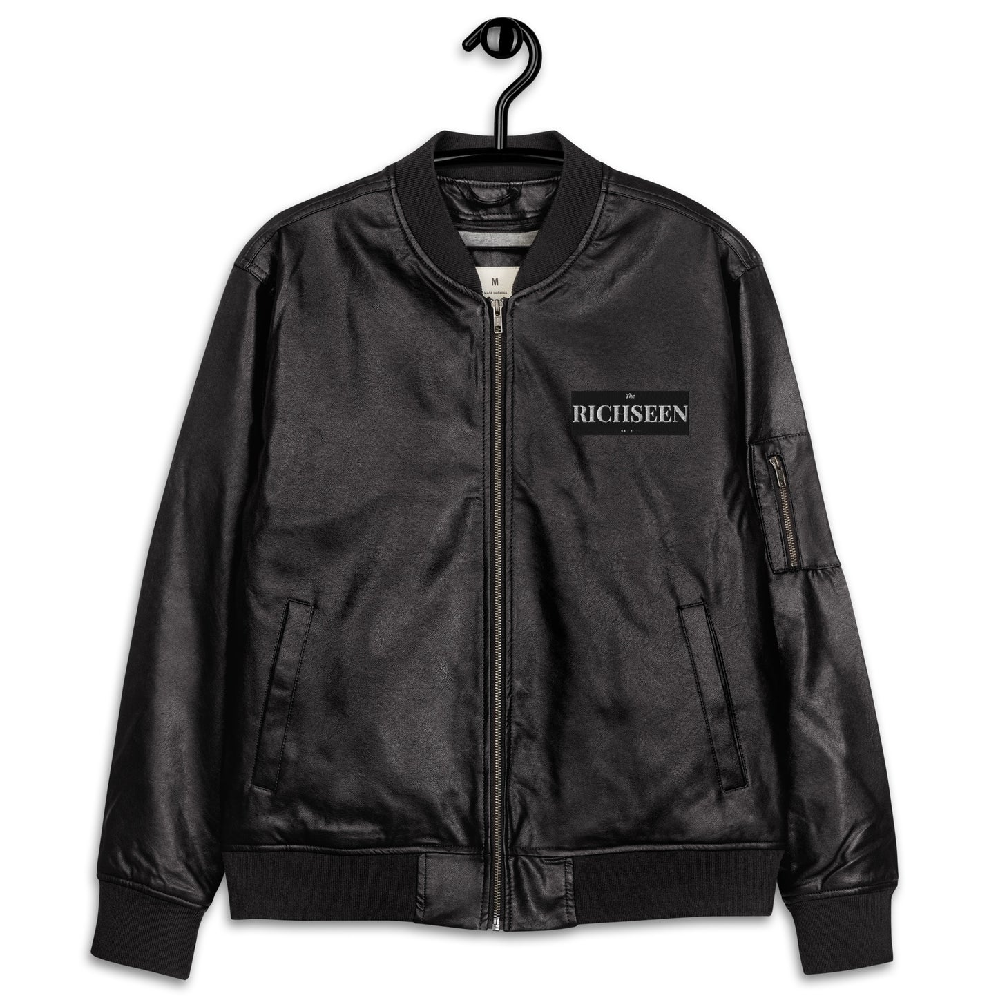 RICHSEEN Leather Bomber Jacket