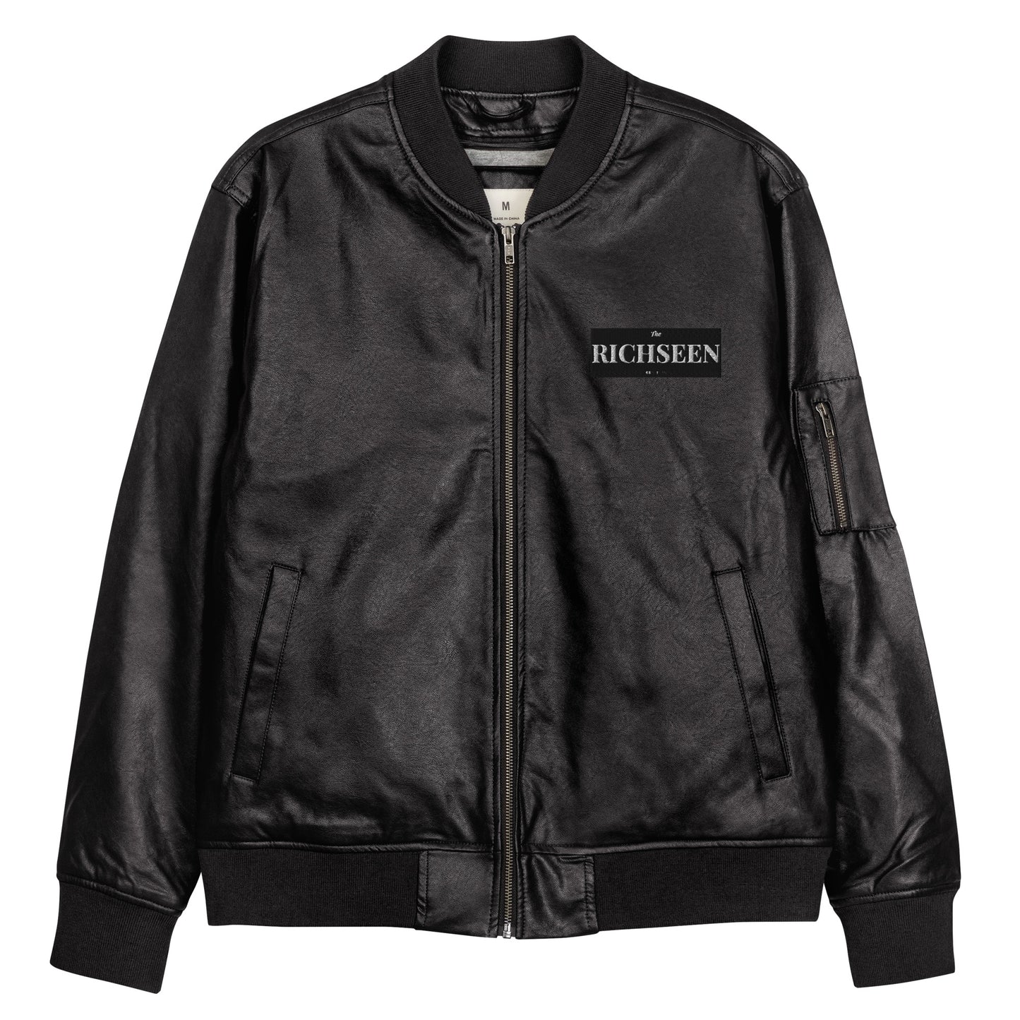 RICHSEEN Leather Bomber Jacket