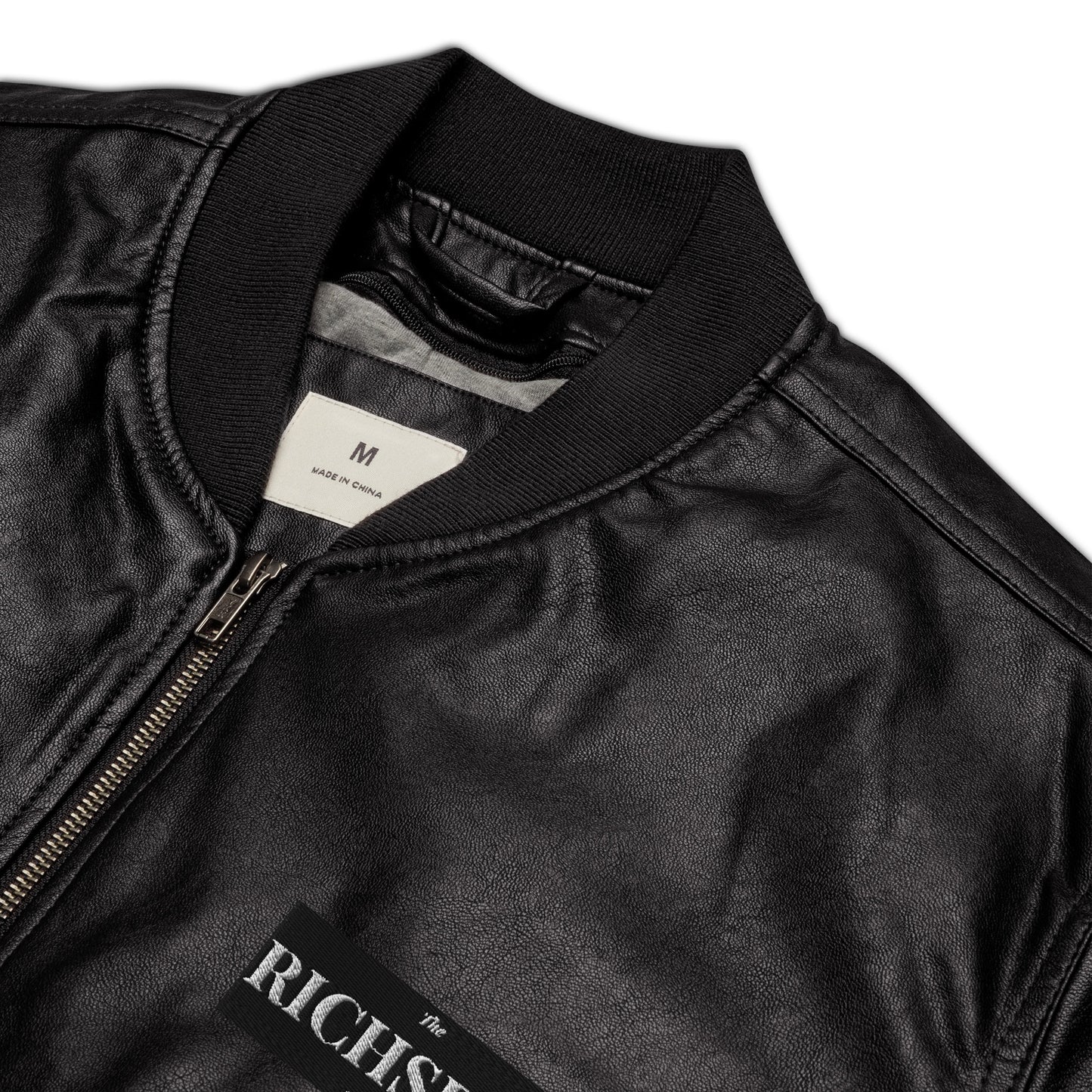 RICHSEEN Leather Bomber Jacket