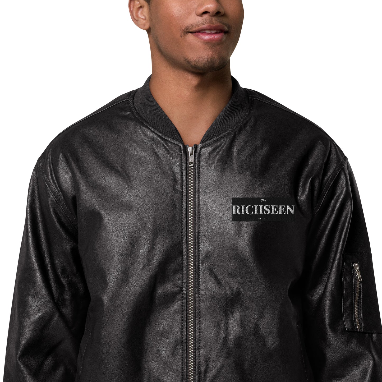 RICHSEEN Leather Bomber Jacket