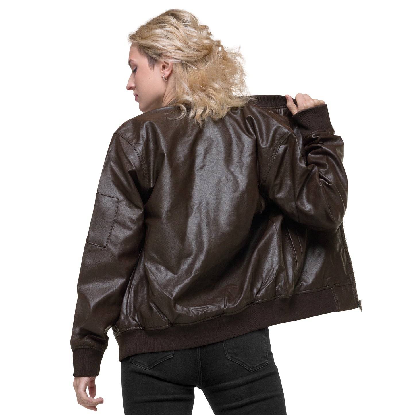 RICHSEEN Leather Bomber Jacket