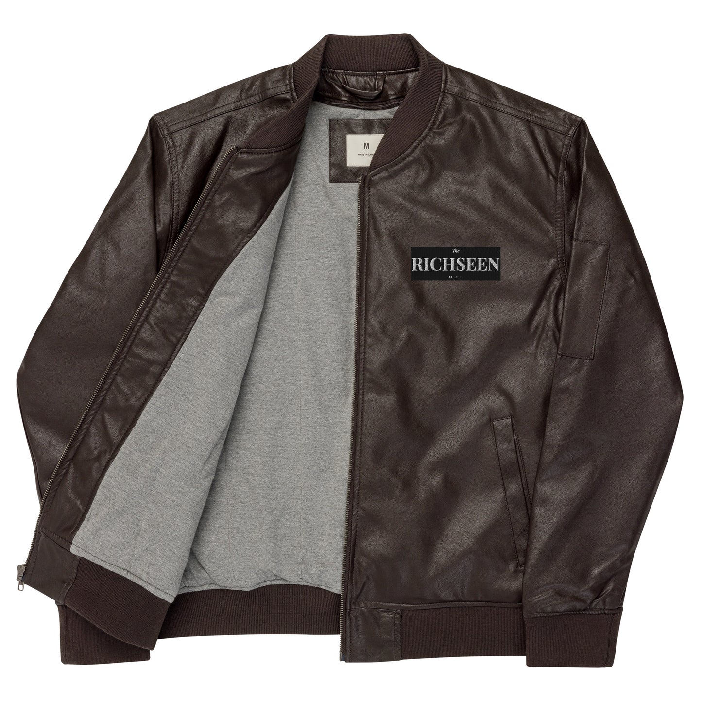 RICHSEEN Leather Bomber Jacket